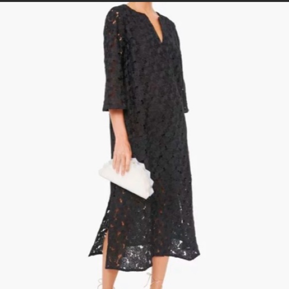 Tuckernuck Dresses & Skirts - Like new Tuckernuck Black Eyelet Maxi Dress. Size XXL Worn once